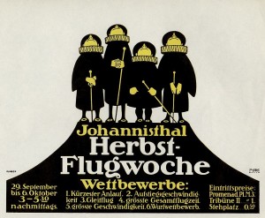 Johannisthal Herbst - Flugwoche old poster